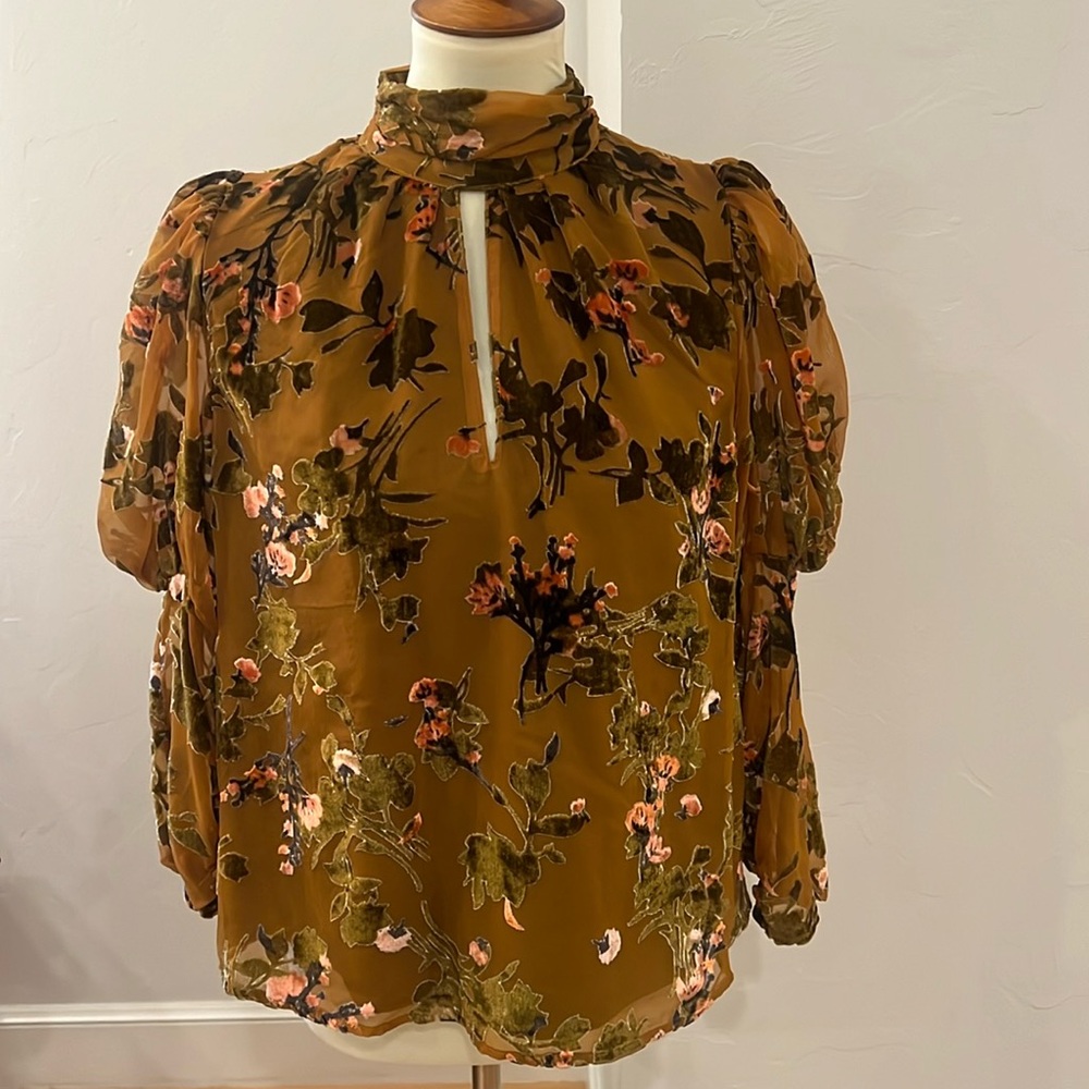 French connection floral blouse